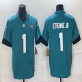 Jacksonville Jaguars Travis Etienne Nike Teal Vapor F.U.S.E. Limited Jersey