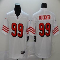 San Francisco 49ers #99 Buckner nike white Color Rush Limited Jersey-BD