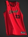 Jordan logo Chicago Bulls #23 Michael Jordan red nba basketball jerseys-XD