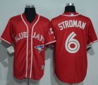 2016 Toronto Blue Jays Authentic 6# Marcus Stroman red new mlb Jerseys