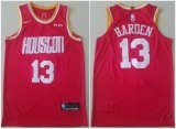 Nike Houston Rockets #13 James Harden red Basketball jersey-TY