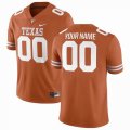 Custom Texas Longhorns orange Game Jersey