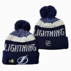 2024 Tampa Bay Lightning blue white NHL Sports Cuffed Knit Hats