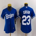 Youth Nike Los Angeles Dodgers #23 Kirk Gibson blue majestic baseball jerseys