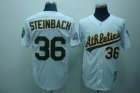 Oakland Athletics 36 STEINBACH white mlb jerseys