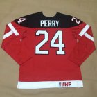 Olympic CA. #24 Corey Perry 100th Anniversary Stitched red NHL Jersey