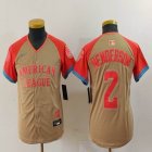 Youth Nike Baltimore Orioles #2 Gunnar Henderson Cream 2024 MLB All-Star jersey