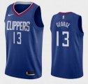 Los Angeles Clippers #13 George blue nike nba jerseys -JD