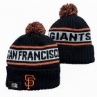 2024 San Francisco Giants black white MLB Cuffed Knit Hats