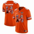 Custom Florida Gators #14 Chris Williamson orange fashion college football jersey