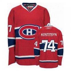 Montreal Canadiens #74 S.Kostitsyn Red CH Patch Jersey