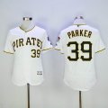 Pittsburgh Pirates #39 Dave Parker white Flexbase Authentic Collection Jersey-SG