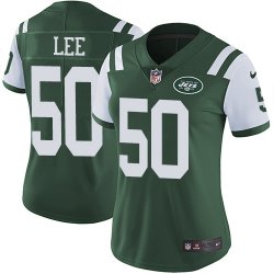 Women Nike New York Jets #50 Darron Lee Green Color Rush Limited Jersey