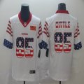 Nike 49ers #85 George Kittle white usa flag Color Rush Limited Jersey-BD