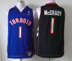 Toronto Raptors 1# McGrady Purple black NBA Jersey