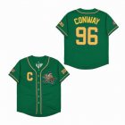 Anaheim Ducks #96 Charlie Conway green Movie baseball jerseys