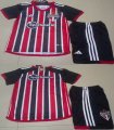 2023-2024 Sao Paulo FC club red black Youth socer jerseys away