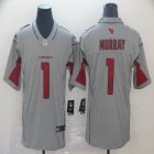 Arizona Cardinals #1 Kyler Murray gray nike Color Rush Limited Jersey Reverse version