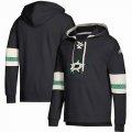 Custom Adidas Dallas Stars black personality Ice Hockey Hooded Sweatshirt