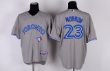 Toronto Blue Jays 23 Brandon Morrow Gray MLB Jersey