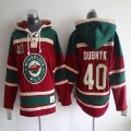 Minnesota Wild #40 Dubnyk red green NHL hooded sweatshirt