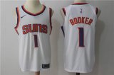 Nike Phoenix Suns #1 Devin Booker white NBA basketball Jerseys