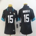 Women Jacksonville Jaguars #15 Gardner Minshew II black Color Rush Limited Jerseys