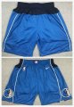 Nike Dallas Mavericks blue nbas shorts -XD