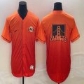 San Francisco Giants blank orange majestic baseball jerseys big logo-BD 02