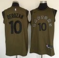 Toronto Raptors #10 DeMar DeRozan Green nike nba jersey