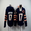 Chicago Bears Alshon Jeffery #17 dark blue nfl Hooded Sweatshirt