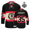 2013 NHL Stanley Cup Chicago Blackhawks 35 ESPOSITO Black Jerseys