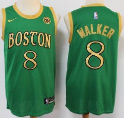 Nike Boston Celtics #8 Kemba Walker green nba basketball jerseys city version-S8