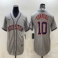 Nike Houston Astros #10 Yuli Gurriel gray baseball jerseys -BD