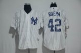 2017 New York Yankees Mariano Rivera 42# white baseball Jersey