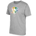 Men's Pittsburgh Penguins Reebok Gray Rainbow Pride T-Shirt