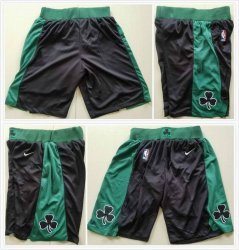 Nike Boston Celtics black green nba shorts