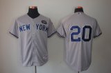 New York Yankees Jorge Posada 20# Grey Jersey GMS patch