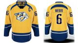 nashville predators #6 shea weber yellow nhl 2012 jerseys