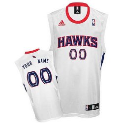 Atlanta Hawks Custom white adidas Jersey for sale