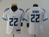 Youth Tennessee Titans #22 Derrick Henry nike white Color Rush Limited Jersey