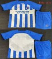 2023-2024 Brighton Hove Club white blue kid soccer jerseys home