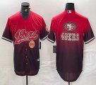 Nike San Francisco 49ers blank red baseball Joint name -BD 05