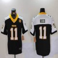 Green Bay Packers #11 Jayden Reed black white Nike Vapor F.U.S.E. Limited Jersey-BD