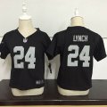 Nike Oakland Raiders #24 Marshawn Lynch black toddler nfl jerseys