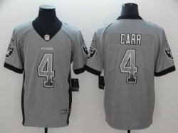 Nike Oakland Raiders 4 Derek Carr gray drift Color Rush Limited Jersey-BD