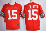 2015 Diamond Quest Ohio State Buckeyes Nike #15 Elliott College Football Playoff Sugar Bowl Special Event Jersey