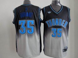 Oklahoma City 35 Kevin Durant Grey black limited nba Jerseys