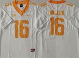 Tennessee Volunteers #16 Morgan Wallen white college jerseys