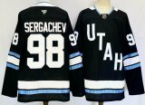 Utah Hockey Club #98 Sergachev black hockey jerseys-PD